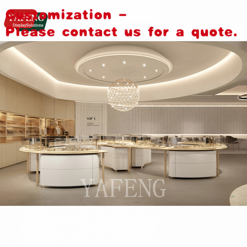 Interior Design Lighting Layout - Plan aranżacji wnętrz sklepu jubilerskiego w