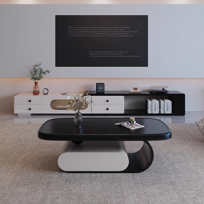 Szafka RTV do salonu, biała, w – Interior Design Tv Room recenzja i cena
