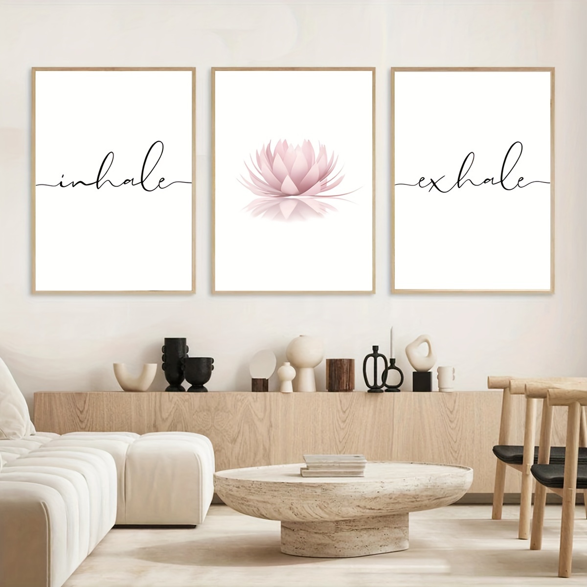 3 szt./zestaw Wdech Wydech Zen – Abstract Canvas Set recenzja i cena