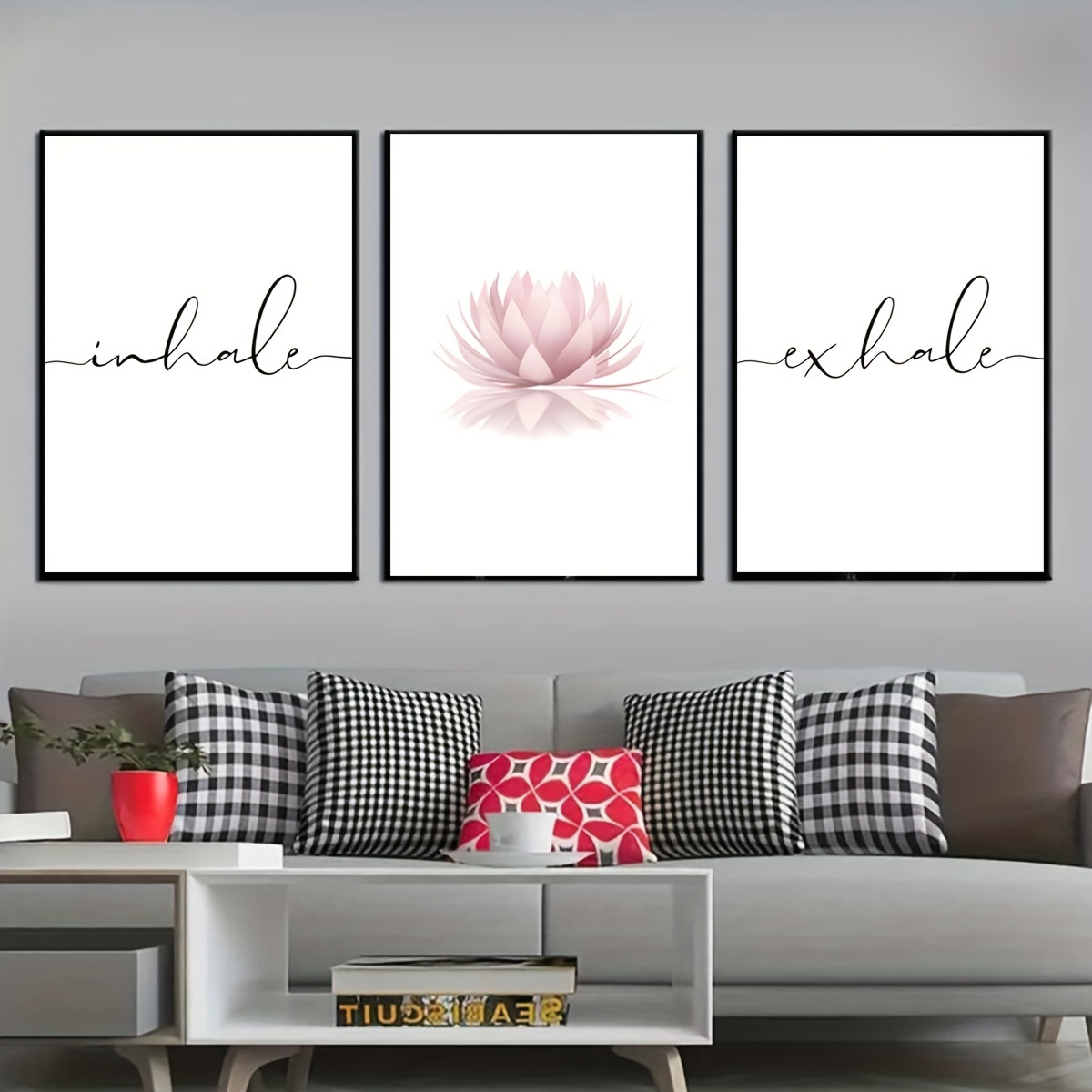 3 szt./zestaw Wdech Wydech Zen – Abstract Canvas Set recenzja i cena