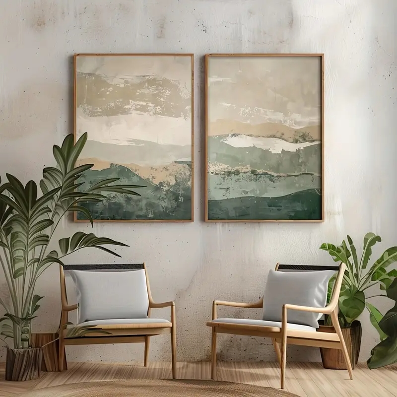 2 szt./zestaw Wabi Sabi Abstra – Abstract Canvas Set recenzja i cena