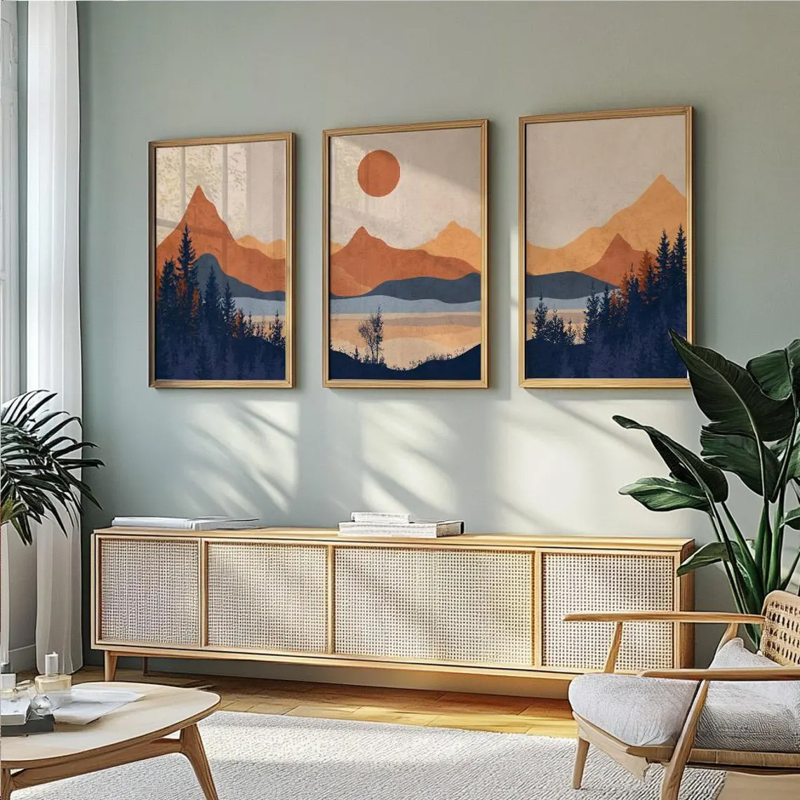 3 szt./zestaw bezramowe, terak – Abstract Canvas Set recenzja i cena