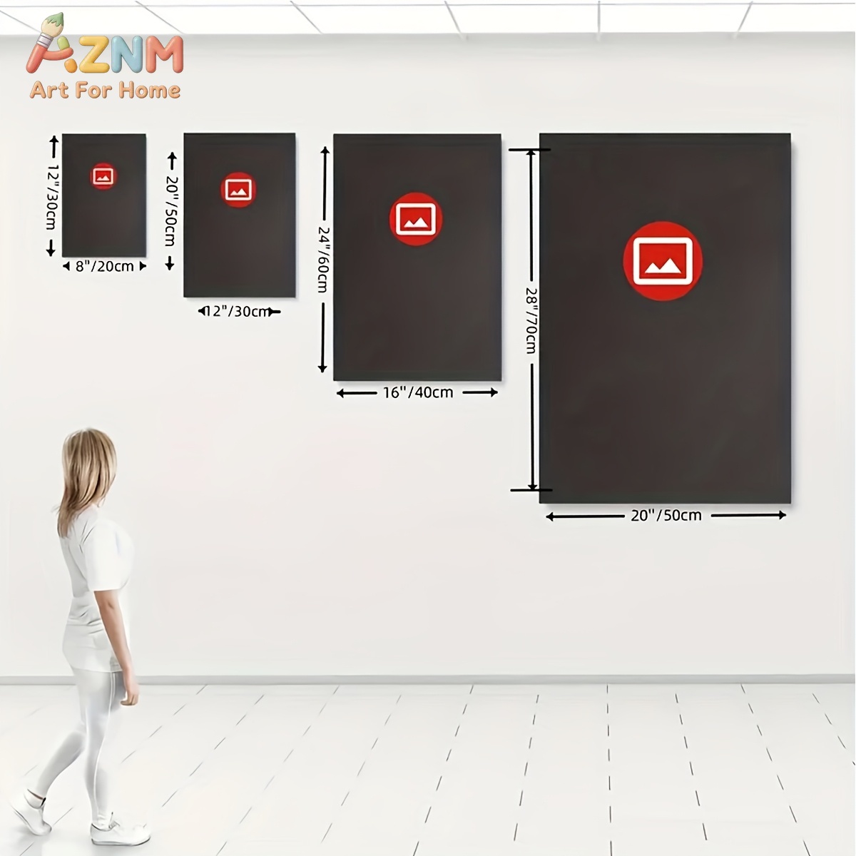 3 SZT. Obraz na płótnie w styl – Abstract Canvas Set recenzja i cena
