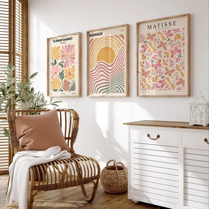 3 szt. bezramowych dekoracyjny – Abstract Canvas Set recenzja i cena