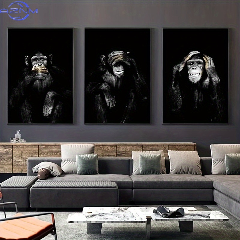 3 szt./zestaw Duże, bezramowe, – Abstract Canvas Set recenzja i cena